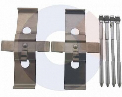 CARRAB BRAKE PARTS 2437 -  Комплектующие, колодки дискового тормоза